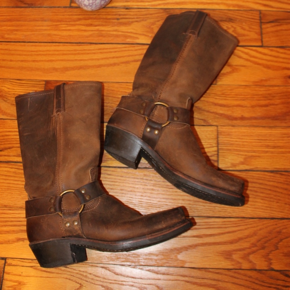 Frye Harness Leather Boots